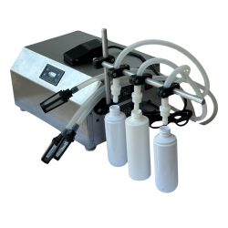 Üç Nozullu Yarı Otomatik Elektronik Sıvı Dolum Makinesi | 3ml - 3500ml Dolum Aralığı